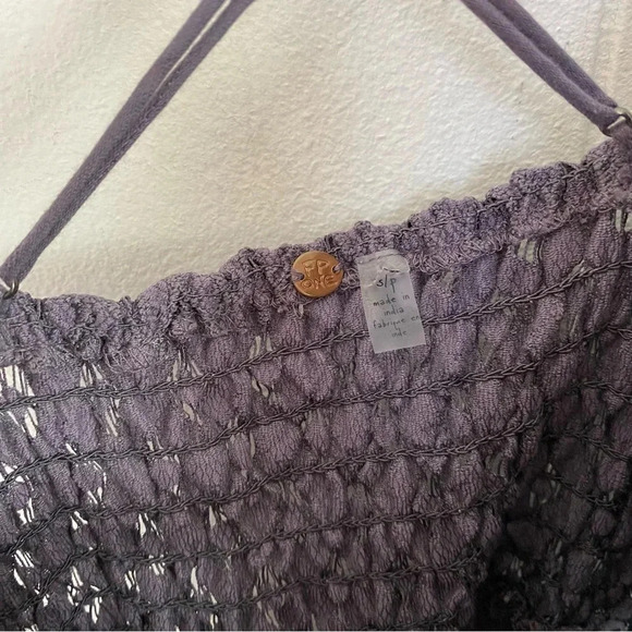 Free People Purple Lace Mini Dress—NWOT - Picture 10 of 16